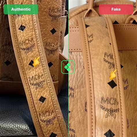 how to tell if your mcm bag is fake|mcm backpack rep.